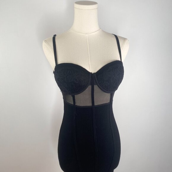 Guess - Black Bodycon Dress - Picture 2 of 7